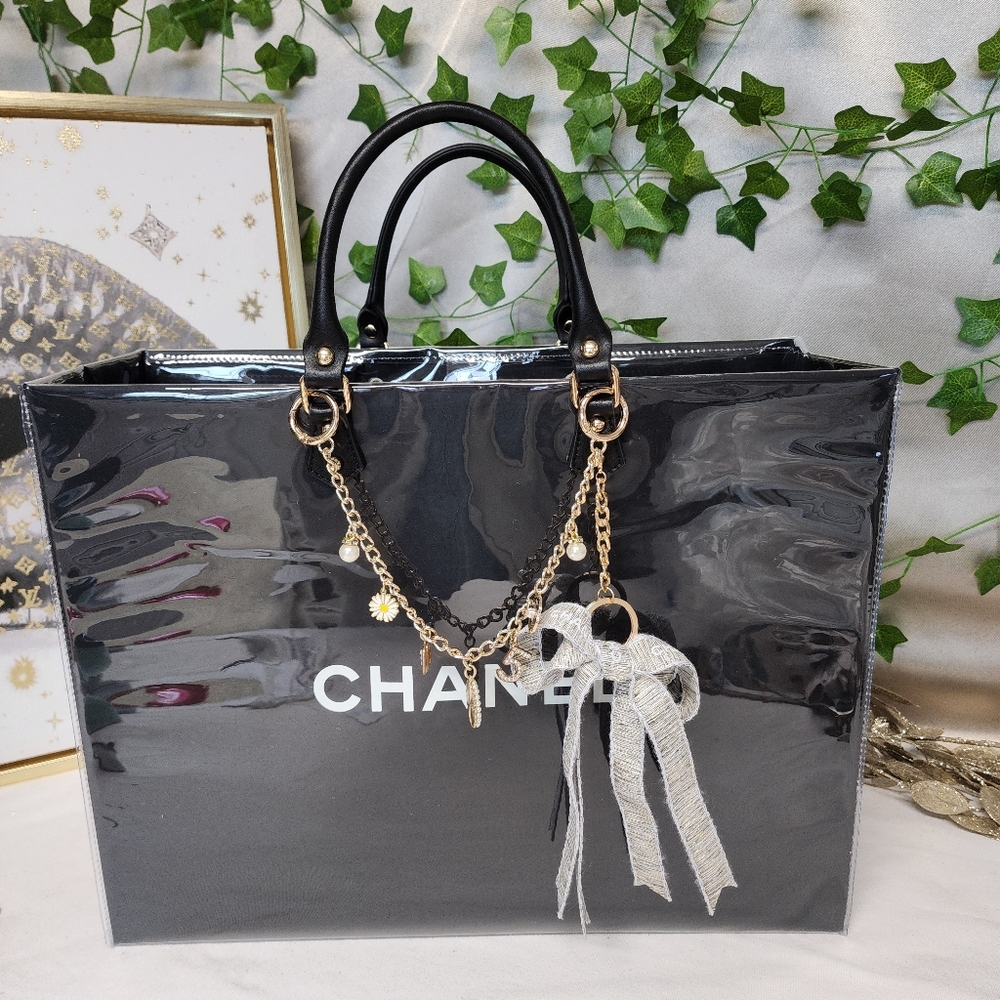 Chanel PVC Shopping Tote - Picture 3 of 12